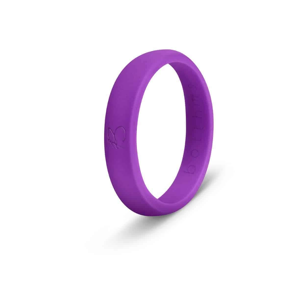 botthms botthms Purple Ladies Active Silicone Ring Silicone Rings